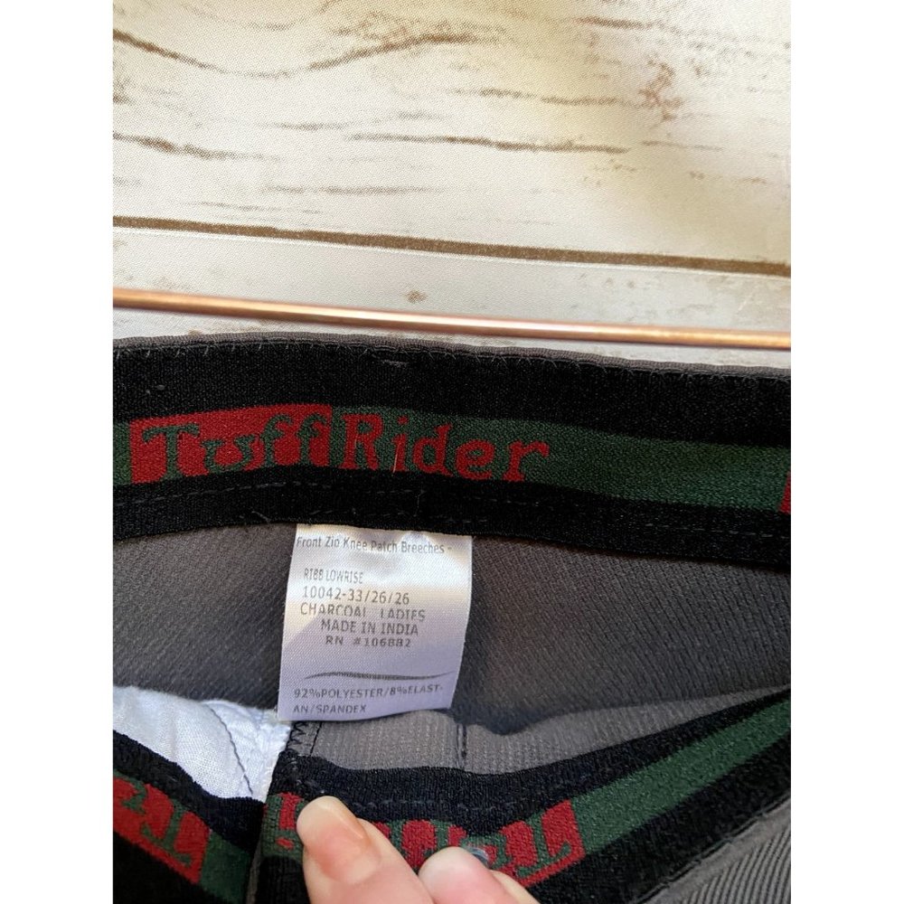 Tuff Rider Charcoal Rider pants size 26 - Picture 2 of 3